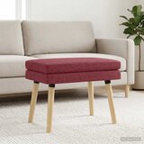  Klupa s dvostrukim slojem Vinska crvena 60 x 40 x 46 cm Tkanina | Eponuda.com