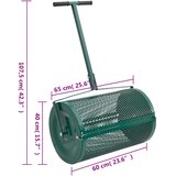  Rasipač komposta 75L zeleni Ø 40 x 60 cm čelični | Eponuda.ba