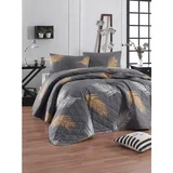 Posteljina Olivia, 180x225 cm, Tamno siva