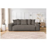 Bobochic Paris Siva/smeđa sofa od samta 280 cm Voltaire – | shoptok.hr