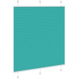  Plisirana zavjesa Petrolej zelena 120x100 cm Širina tkanine 119,4 cm Poliester | shoptok.hr