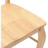  Blagovaonske stolice 2 kom. Prirodno puno drvo guma | shoptok.hr