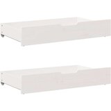 Krevet s regalom z knjige bez madraca bijeli 150x200cm borovina | shoptok.hr
