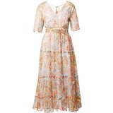 Derhy Obleka modra / konjak / oranžna / grenada | Shoptok.si