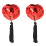 Coquette klobučki za bradavičke Heart, rdeči | Shoptok.si