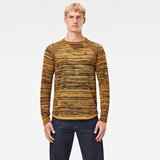 G-star Sweater - Core solli straight r knit l\s yellow-black | Shoptok.si