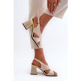 S. BARSKI Women's Sandals on Wedge Beige D&A | shoptok.hr