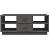  Stolić za kavu sivi 100 x 50 x 41 cm od masivne borovine | shoptok.hr