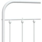 vidaXL Kovinsko vzglavje belo 100 cm | Shoptok.si