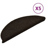 vidaXL Samolepilne preproge za stopnice 5 kosov temno rjave 56x17x3cm, (21061097) | Shoptok.si