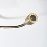 SULION Bela/bronasta stenska svetilka – | Shoptok.si