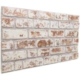  Zidne panele 10 pcs Crvena i bijela 100 x 50 cm EPS pjena | Eponuda.ba
