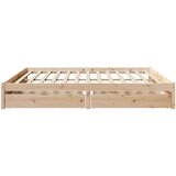 vidaXL Okvir kreveta bez madraca 180 x 200 cm od masivne borovine | shoptok.hr