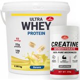 Olympic Ultra Whey Protein Banana 2.8kg + Creatine Monohydrate 500g | Eponuda.com