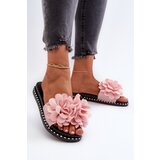 Boto FK1 Women's Pink Flower Embellished Sandals Cellanen | Shoptok.si