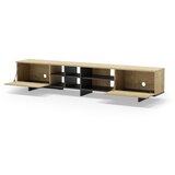 Marckeric TV omarica v hrastovem dekorju v naravni barvi 230x44 cm Cequoia – | Shoptok.si
