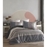 Ash Grey GreyWhiteBrownBeige Ranforce Single XXL Quilt Cover Set (DE) Cene
