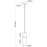 Globo 21000HB - Luster na sajli ANNIKA 1xE27/25W/230V prečnik 10,5 cm crna | Eponuda.com