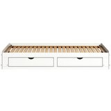 MID.YOU Raztegljiva Postelja Livio Ii, Bela, 90-180x200 | Shoptok.si