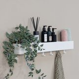 Spinder Design Bela jeklena stenska kopalniška polica Multi – | Shoptok.si