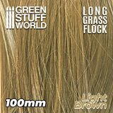 Green Stuff World Long Grass Flock 100mm Light Brown | Duga trava 100mm svetlo braon | Eponuda.com
