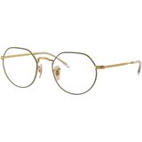 Ray-ban Jack RX6465 2890 L (51) Zlata/Kristalna Cene