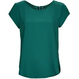 Only Topi & Bluze ONLVIC S/S SOLID TOP PTM Modra