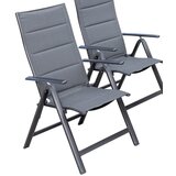 Gardenson Vrtna Garnitura Taviano, 5-Delno, Aluminij, Steklo | Shoptok.si