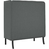 SOFA s visokim naslonom 101cm Tamno siva tkanina | shoptok.hr