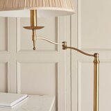 Endon 63621 - Podna lampa STANFORD 1xE27/60W/230V mesing/bež | Eponuda.com