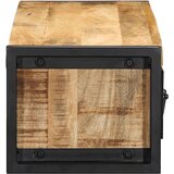 vidaXL TV omarica 100x30x25 cm Masivni neobdelan les Mango | Shoptok.si