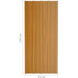 Krovni panel 36 pcs Prirodna 100 x 45 cm Pocinčani čelik - Svijetlo drvo 100 x 45 cm 36 | shoptok.hr