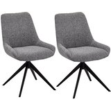 Furnhouse Garnitura 2 sivih jedilnih stolov Helena, (21151606) | Shoptok.si