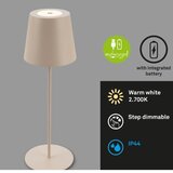 BRILONER 7508011 - LED prigušiva punjiva stona lampa LED/2,5W/5V IP44 bež | Eponuda.com