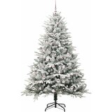  Umjetno prethodno osvijetljeno božićno drvce s kuglicama Zelena 210 cm | Shoptok.si