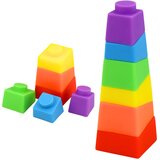  Set of Rubber Blocks Tower Rocket Cosmonaut Colorful 11 pcs. | Eponuda.ba