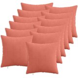  Presvlaka za jastuk 12 pcs HEERLEN Crvena narančasta 40 x 40 cm Slike