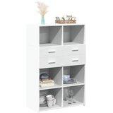  Visoka komoda bijela 80 x 42,5 x 124 cm konstruirano drvo | Eponuda.com