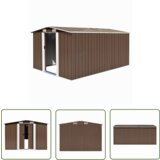  The Living Store Vrtna lopa 257x392x181 cm kovinska rjava - Vrtna Lopa, (21745201) Cene