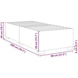  Okvir za krevet ružičasti 80x200 cm baršunasti | shoptok.hr