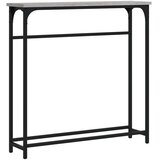  Konzolni stol siva boja hrasta 75x19,5x75 cm konstruirano drvo | shoptok.hr