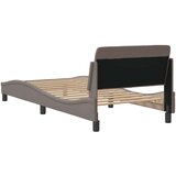  Okvir za krevet Dover svjetlosivi 90x190 cm od tkanine | Eponuda.com