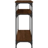  Konzolni stol smeđa boja hrasta 75x29x75 cm konstruirano drvo | shoptok.hr