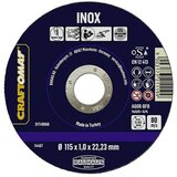 CRAFTOMAT Rezni disk AS60R-BFB (Prikladno za: Plemeniti čelik, Promjer rezne ploče: 115 mm, Debljina plohe: 1 mm) | shoptok.hr