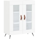  Visoka komoda bijela 69,5x34x180 cm konstruirano drvo | shoptok.hr
