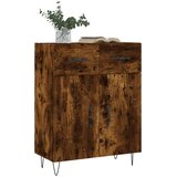  Komoda boja dimljenog hrasta 69,5x34x90 cm konstruirano drvo | shoptok.hr