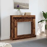 vidaXL Okvir za kamin starinski les 100x30x87,5 cm inženirski les | Shoptok.si