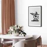  Plakat - Mona Lisa with a Bazooka 40x60 Crni okvir s margom | shoptok.hr