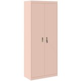 vidaXL Omarica za shranjevanje 2 pcs Roza 80 x 40 x 200 cm Jeklo, (5000152759) | Shoptok.si
