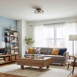  ITALUX WL-36482-GR-LED Plafonsko svetlo PASSO LED/8W/230V 3000K prečnik 25 cm dimljeno staklo, crna | Eponuda.com